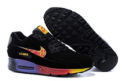 Nike Air Max 90 Menss Shoes Black Purple Mago Red New Greece